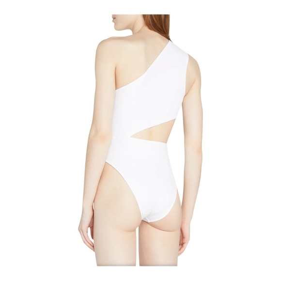 OYE Swimwear Rhea One-Shoulder Asymmetric Cutout One-Piece Swimsuit - Picture 4 of 6